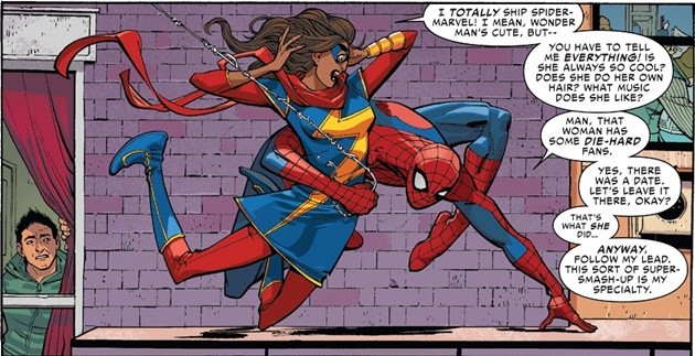 Kamala Khan y Spiderman