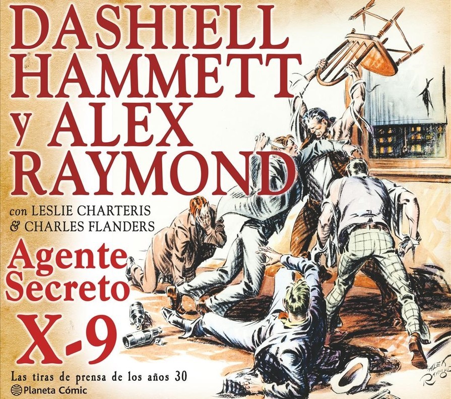 ICULT portada libro comics Agente Secreto X8 de Dashiell Hammett y Alex Raymond
