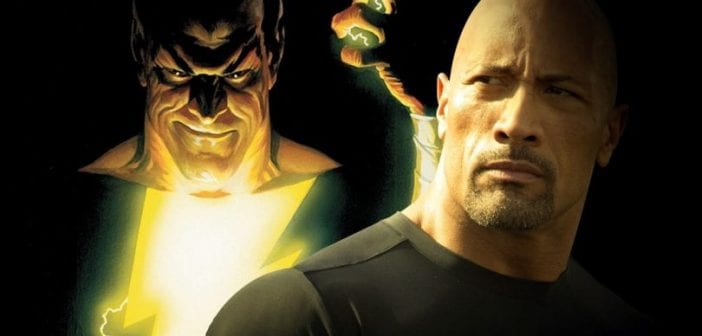 dwayne johnson shazam las cosas felices