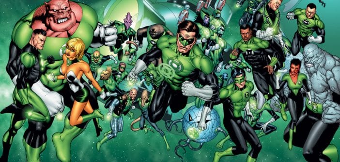 green lantern corps comic con las cosas felices