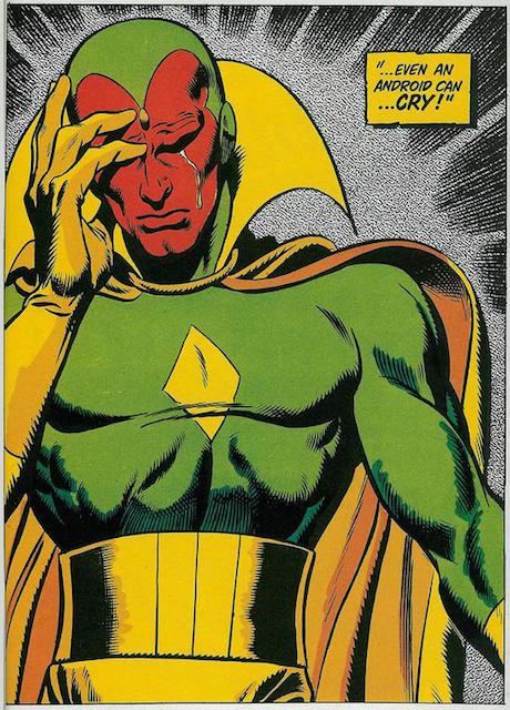 john buscema vision cosas felices