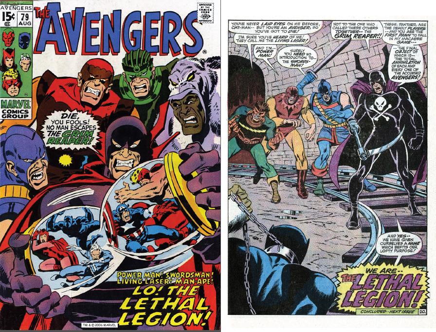 1970 the avengers vs the lethal legion 79 cosas felices