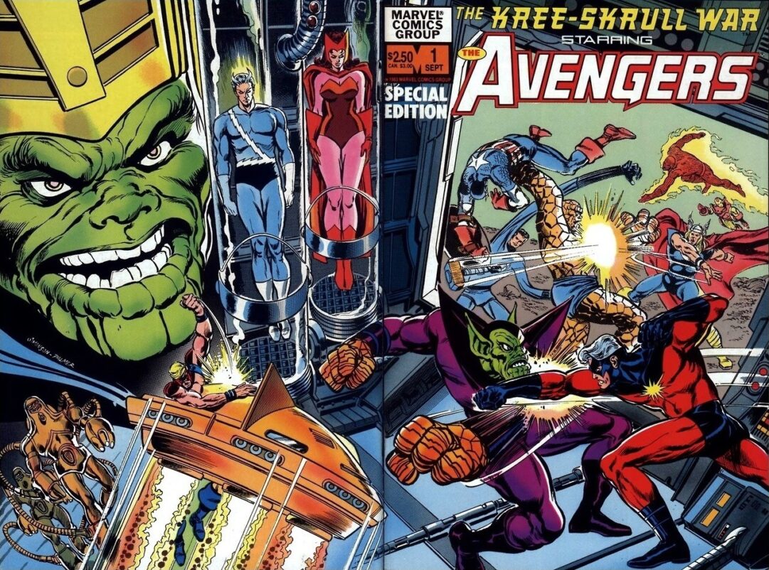 Kree Skrull War Starring the Avengers Vol 1 1 Wraparound
