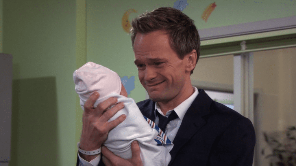barney stinson and daughter ellie how i met your mother