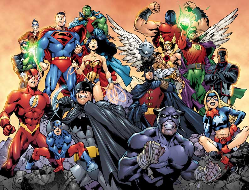 jsa jla cosas felices
