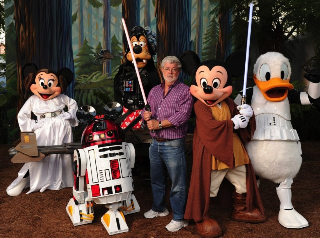 george lucas star wars disney