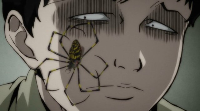 Crítica de Junji Ito Collection 01 soichi con araña el palomitron