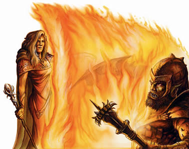 Conjuro muro de fuego