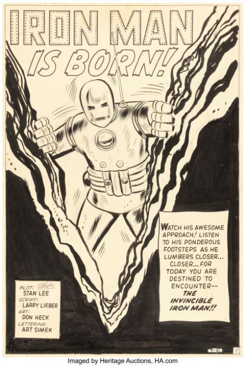 iron man born arte