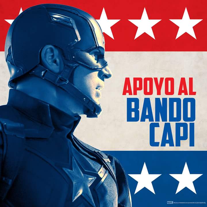 Capitán América: Civil War. Yo apoyo al capi