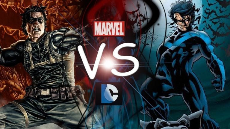 Nightwing vs. Winter Soldier. El combate definitivo entre DC y Marvel