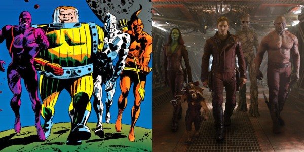 Los Guardianes de la Galaxia: De las viñetas al cine