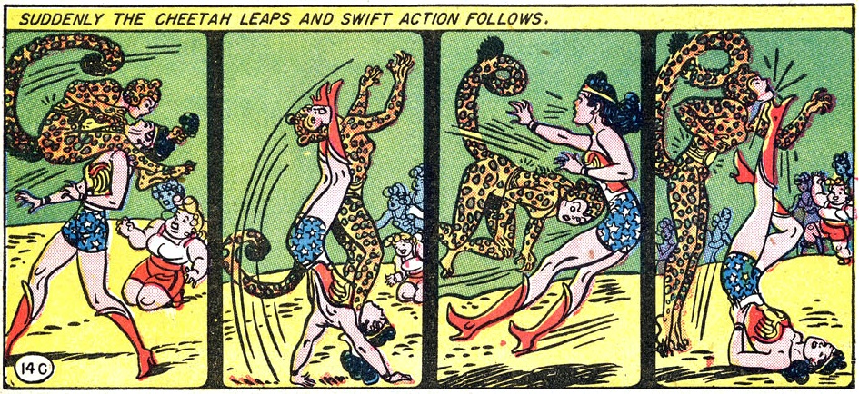 Cheetah vs. Wonder Woman cosas felices