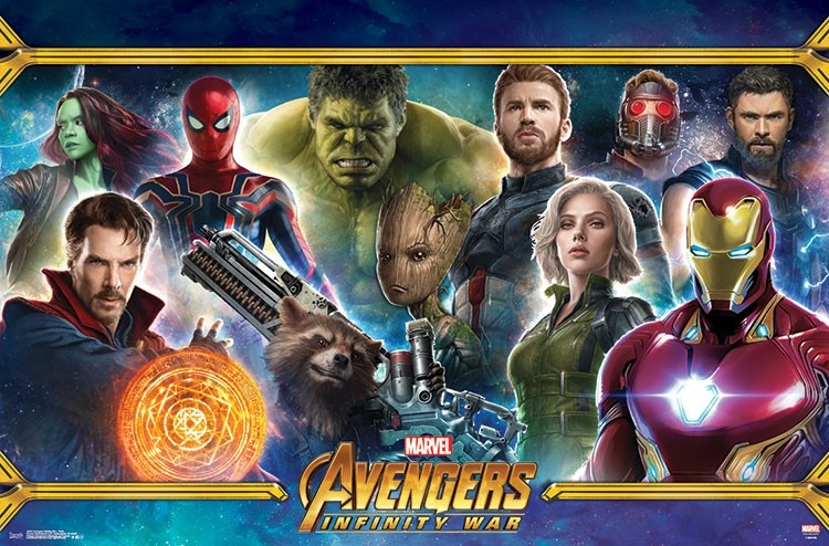 16447 avengers infinity war team