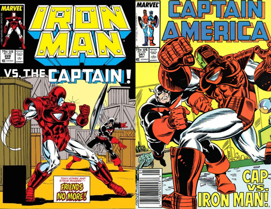 IronMan contra elcapitán cosas felices