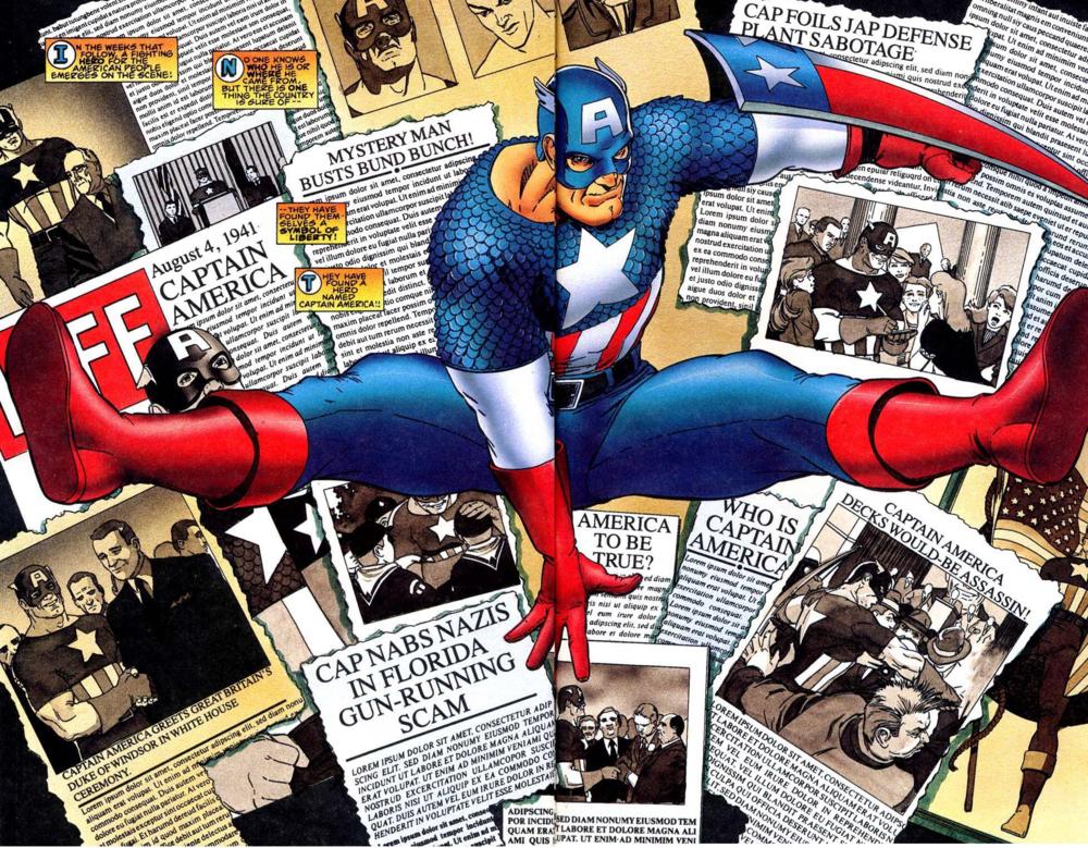 captain america cosas felices