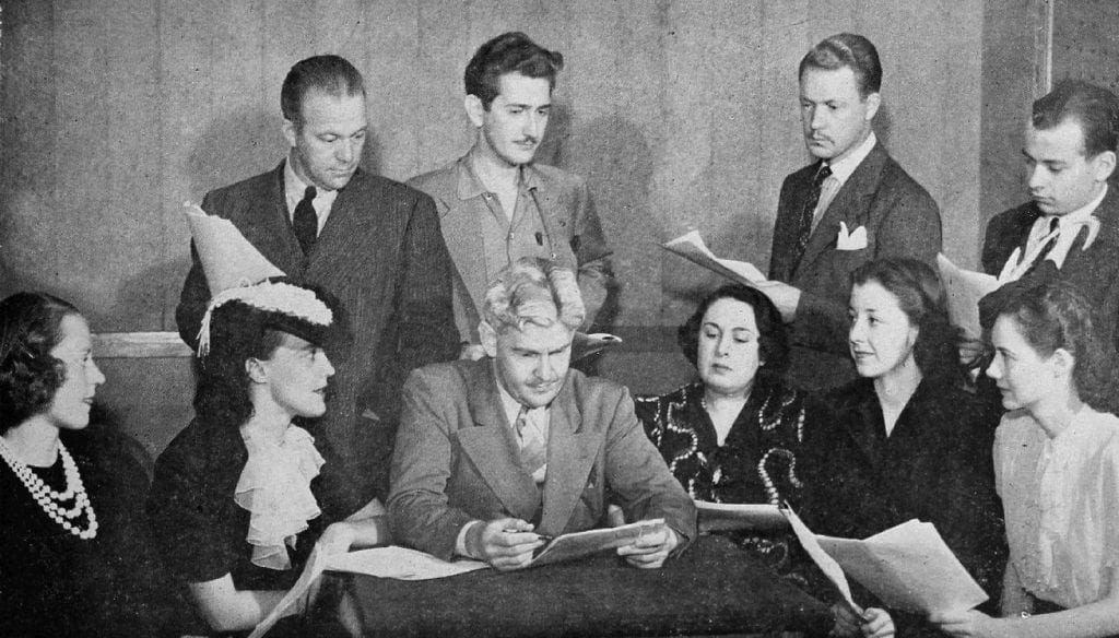Guiding Light cast December 1940