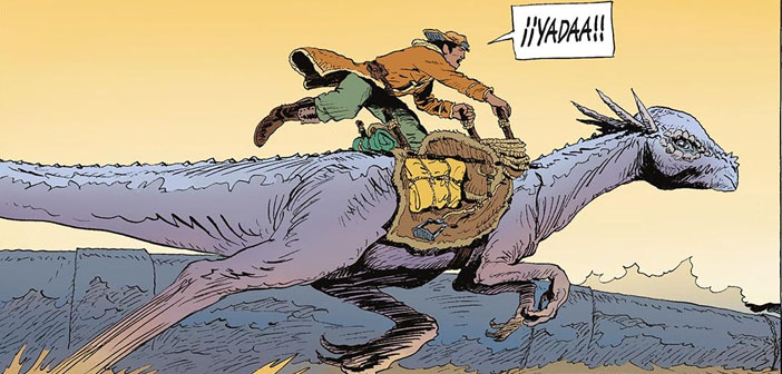 Negalyod: dinosaurios y urbes en un mundo postapocalíptico