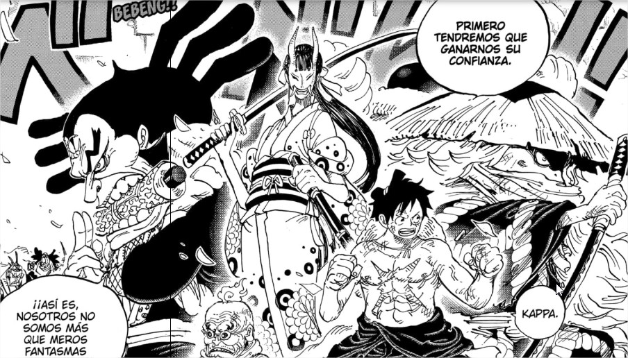 One Piece 948, el alucinante Kawamastu el Kappa - Las cosas que nos
