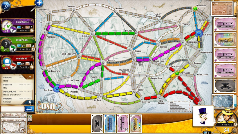 Ticket to Ride PC board games