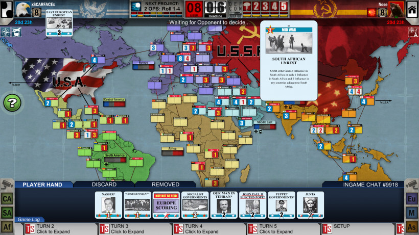 Twilight Struggle pc board games