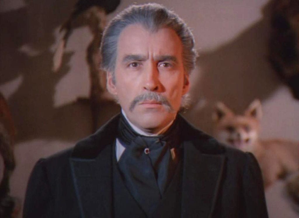 conde drácula christopher lee las cosas que nos hacen felices