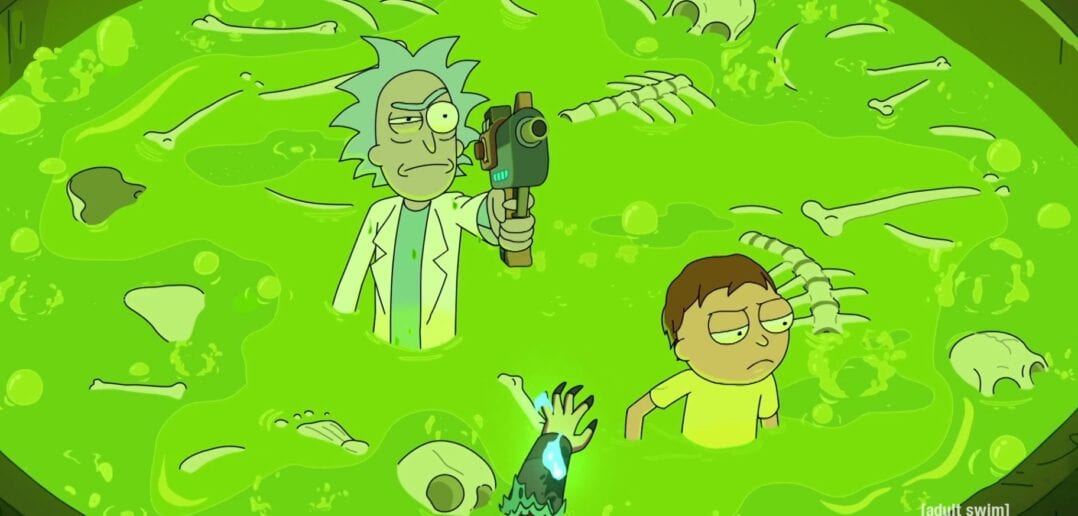 rick y morty el episodio del tanque de ácido huesos las cosas que nos hacen felices