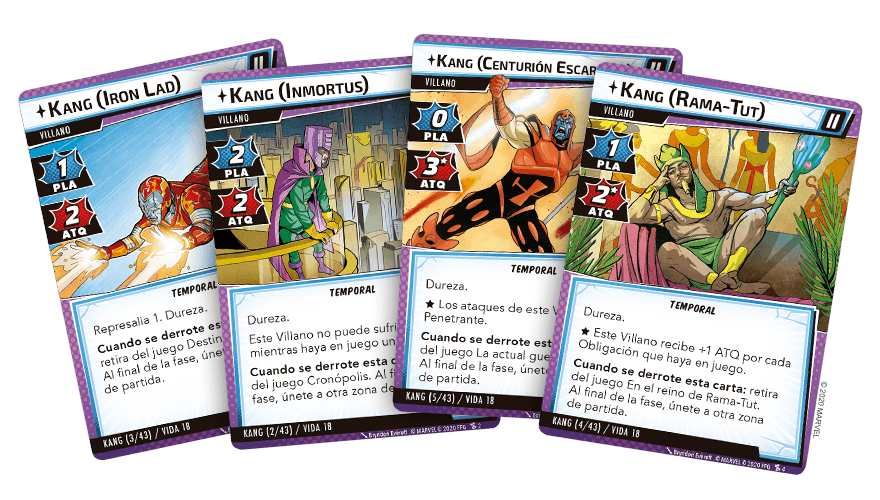 marvel champions kang cosas felices