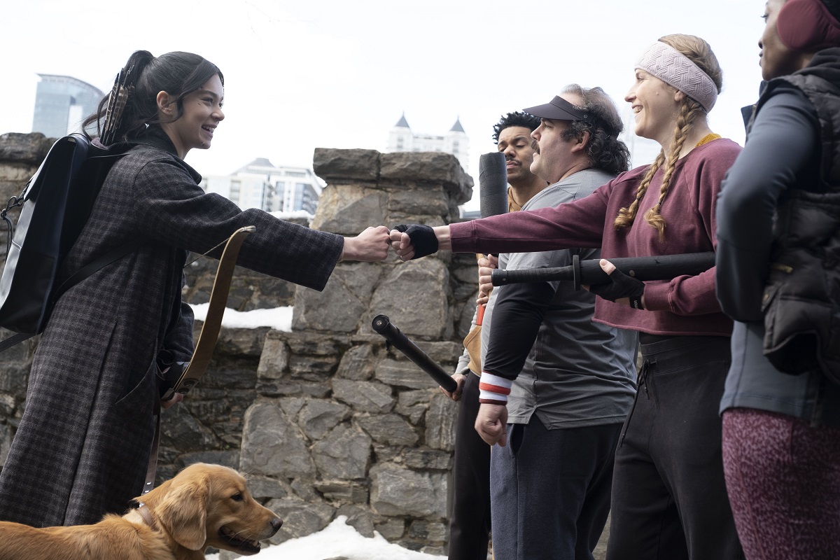 hawkeye episode 4 kate bishop pizza dog larpers