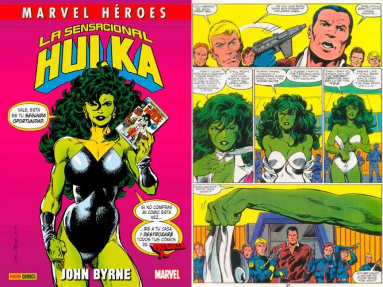 Reseña de Marvel Héroes: La Sensacional Hulka de John Byrne