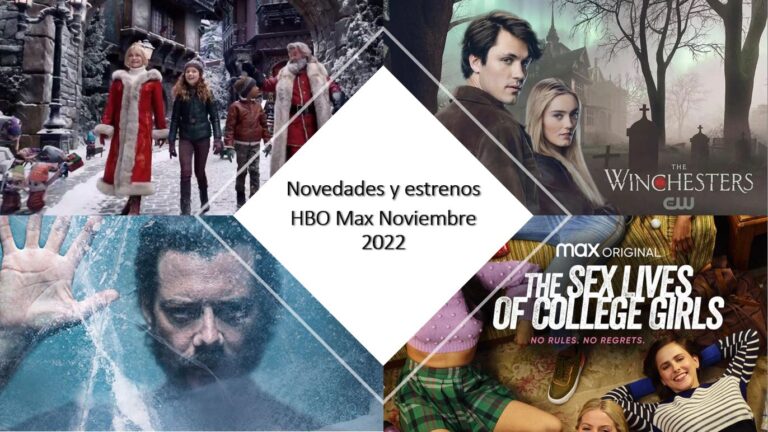 Novedades y estrenos de HBO Max para Noviembre 2022