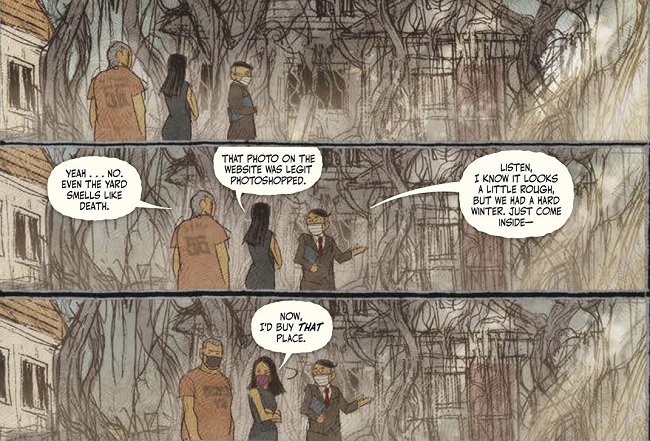 Una casa que da mucho yuyu será clave en la historia