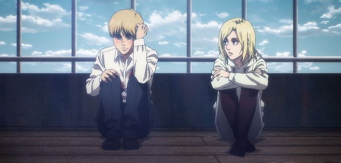 Armin y Annie conversan