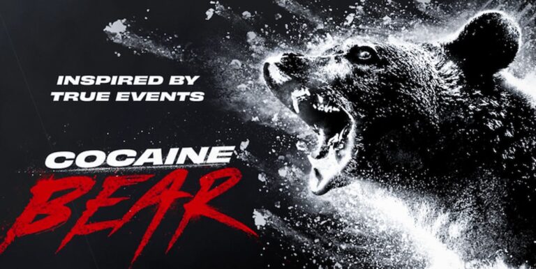 Oso Vicioso (Cocaine Bear) (2023) | Absurdo y demencial ‘slasher’ con un oso cocainómano