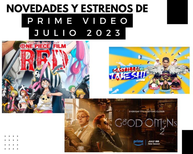 Novedades y estrenos de Prime Video para julio 2023