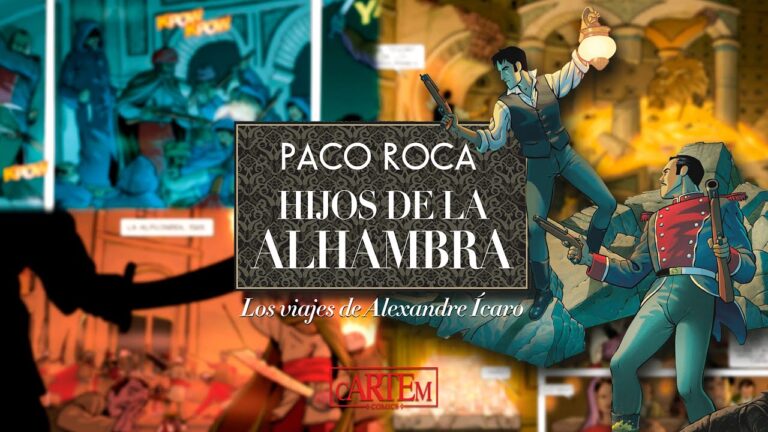Reseña de Hijos de la Alhambra. Los viajes de Alexandre Ícaro, de cARTEm Cómics