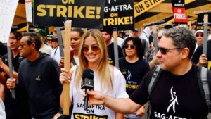 margot robbie huelga de actores