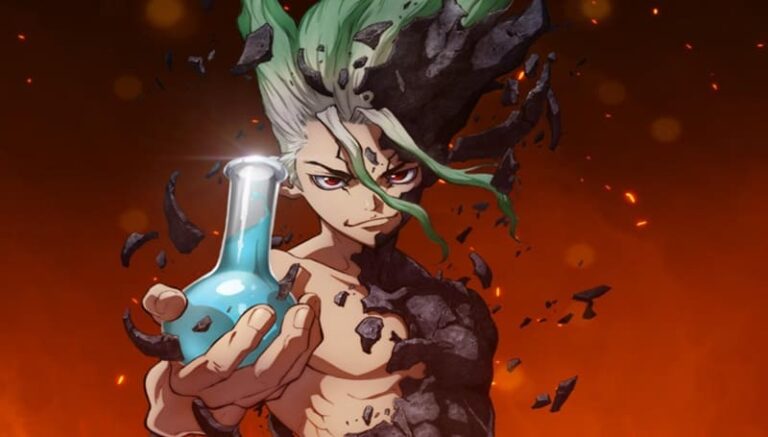 Dr. Stone (2019-2023): Divertido anime post apocalíptico.