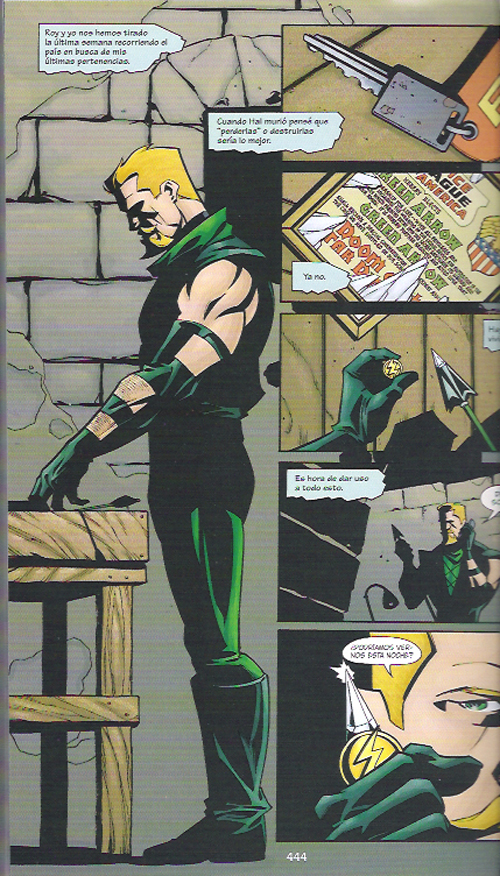 green arrow b
