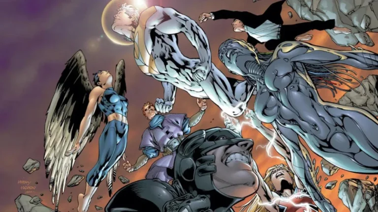 Reseña de The Authority (1999). Cómic fundacional del superhéroe violento.