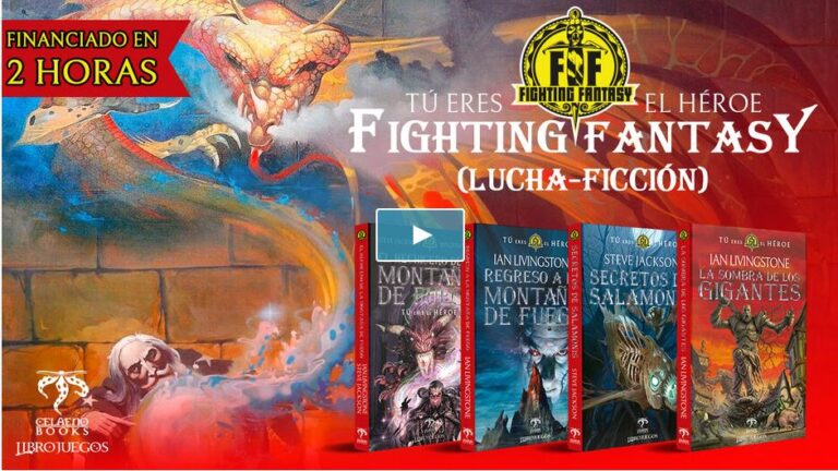 Crowdfunding de Fighting Fantasy: la mayor saga de librojuegos de la historia