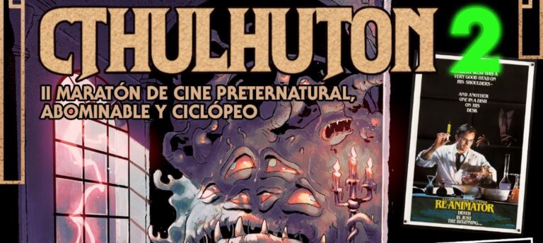 Nota de prensa de la segunda CTHULHUTON, muestra de cine para fans de H.P. Lovecraft, que regresa el 29 de marzo al mk2 Palacio de Hielo de Madrid