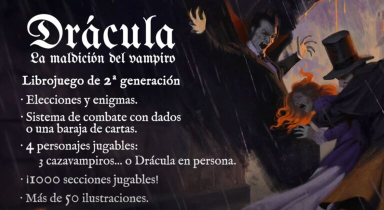 Drácula El Librojuego. Porque cazar vampiros siempre es mejor con estaca en mano y decisión propia