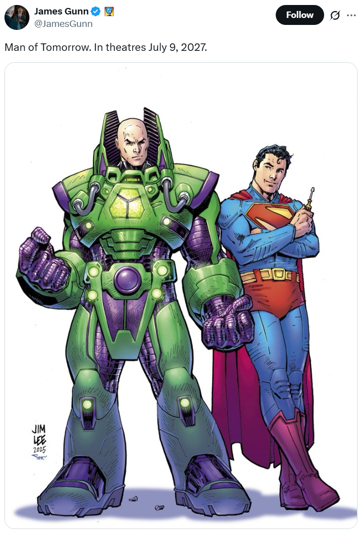 2025 09 03 19 19 49 superman sequel james gunn