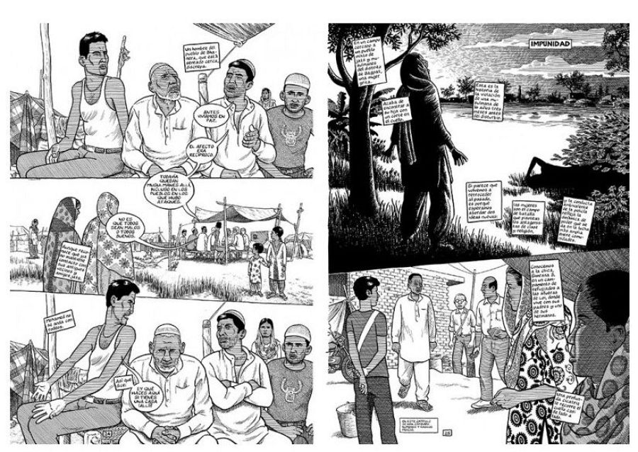 Reseña de El Disturbio Eterno de Joe Sacco. Entre sombras y testimonios: el arte de narrar el dolor