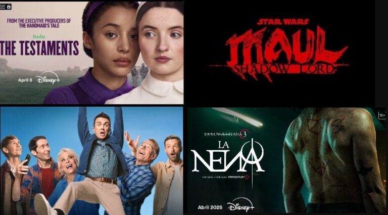 Series y Películas que se estrenan en Disney+ en Abril 2026