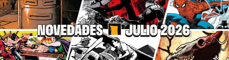 Novedades de Dolmen Editorial de julio de 2026. Tenemos mucho 2000 AD y nuevos packs promocionales.