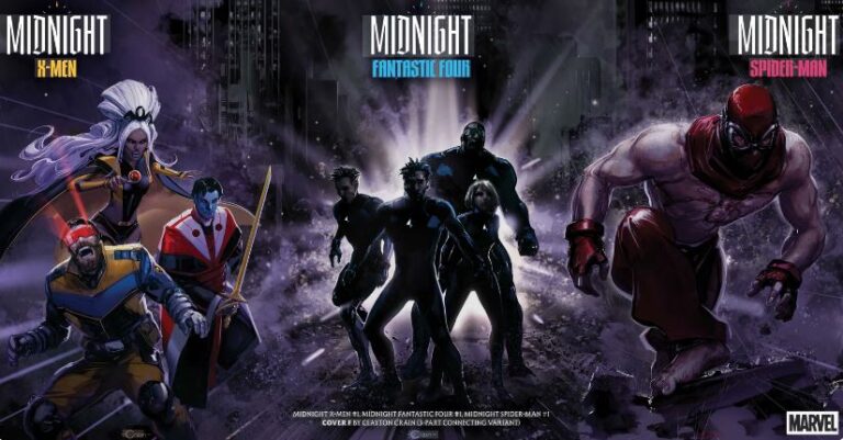 Mis primeras impresiones del sello Midnight de Marvel: Fantastic Four, X-Men y Spider-man